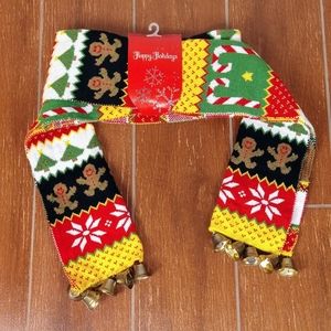 SOLD Vintage Holiday scarf with bells